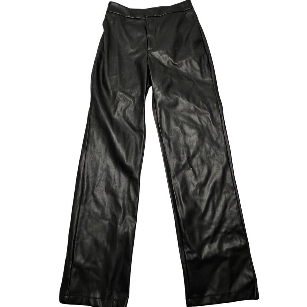 Elodie Size XS Black Leather Pants